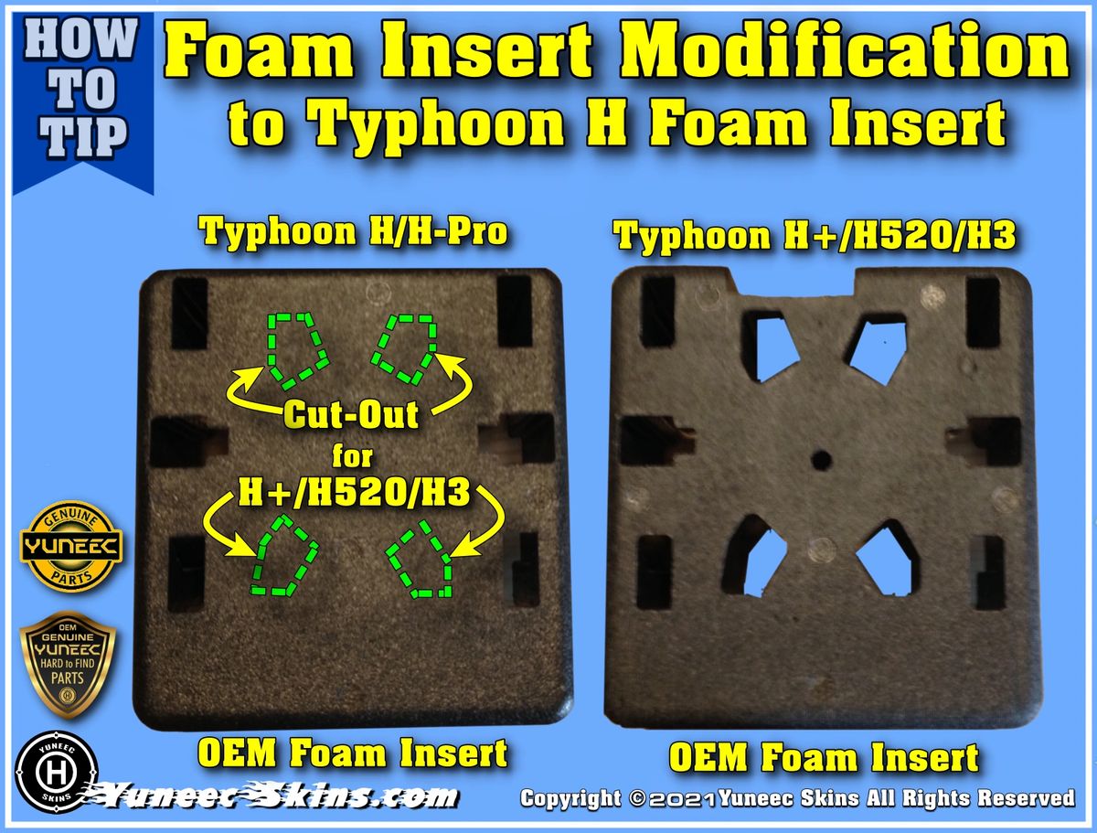 Yuneec Foam Insert Lid for Typhoon H H Pro H480 H H520 H3